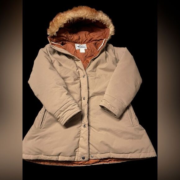 Vntg Woolrich Heavy Parka Coat Ladies Size Small - Picture 2 of 8